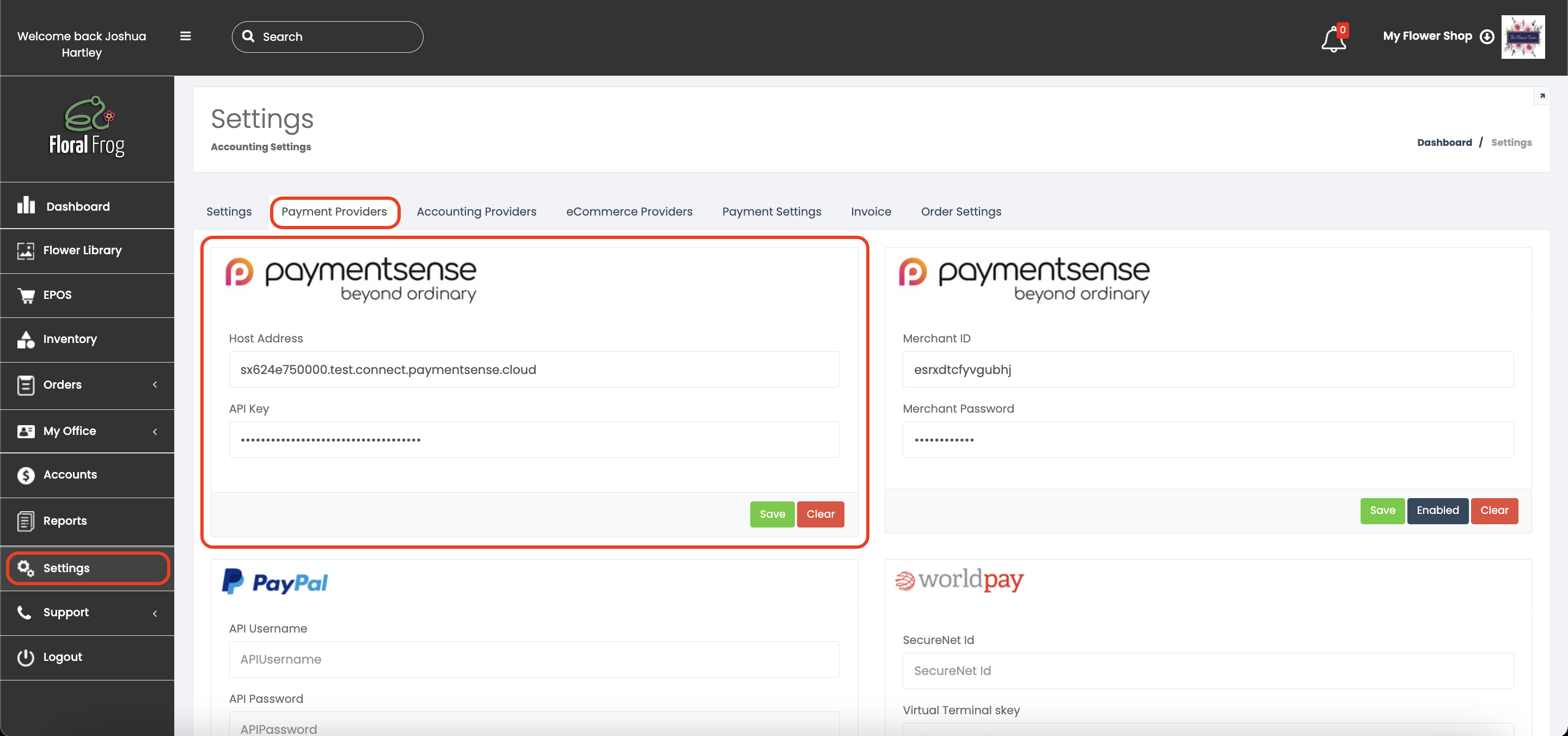 Integrating your Dojo Card Machine